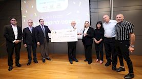 טקס הענקת הפרס, צילום: שלומי כהן